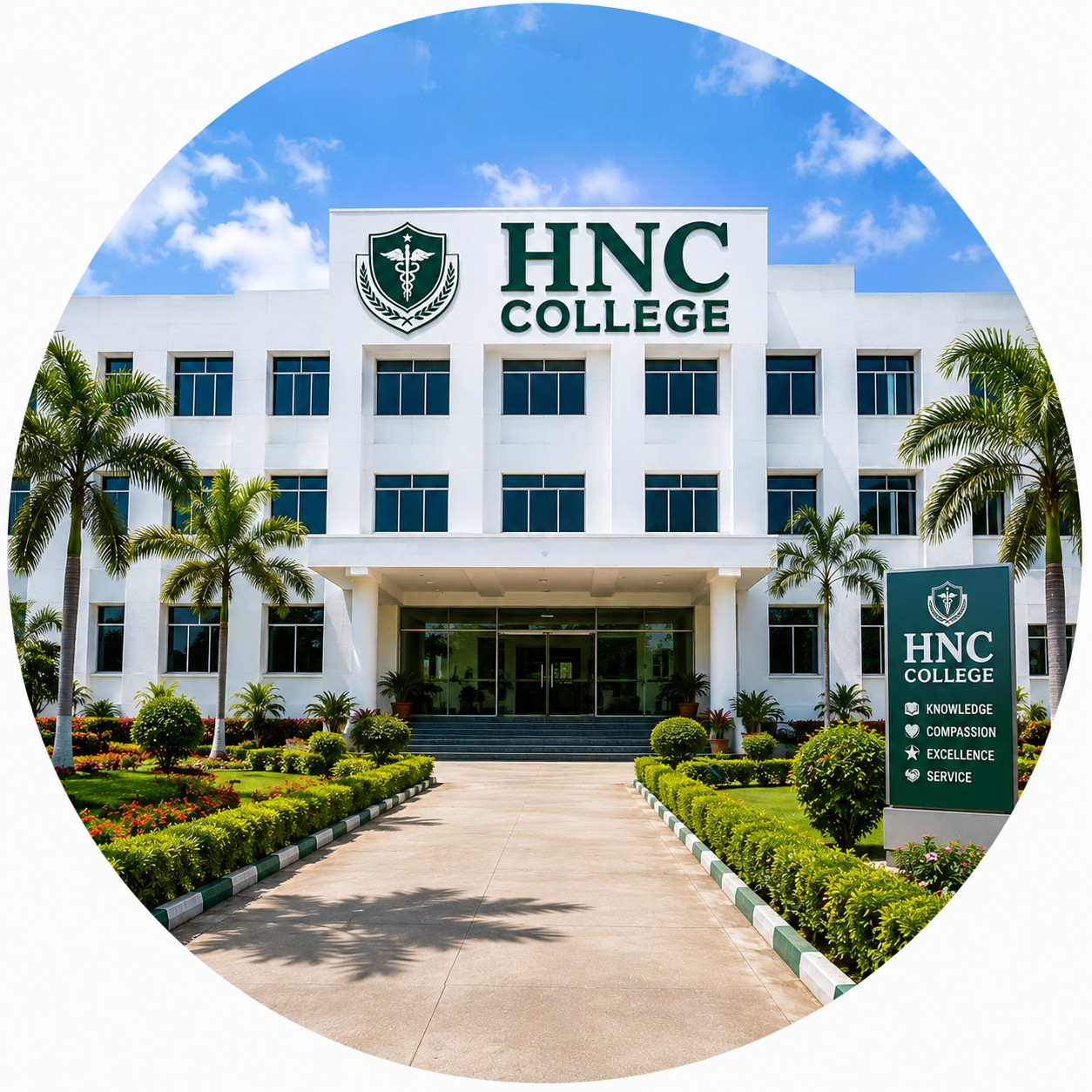 Haneefa Nursing College campus building